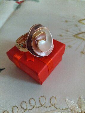 Elegant Ring, Exclusive Design, Adjustable, Made in Italy